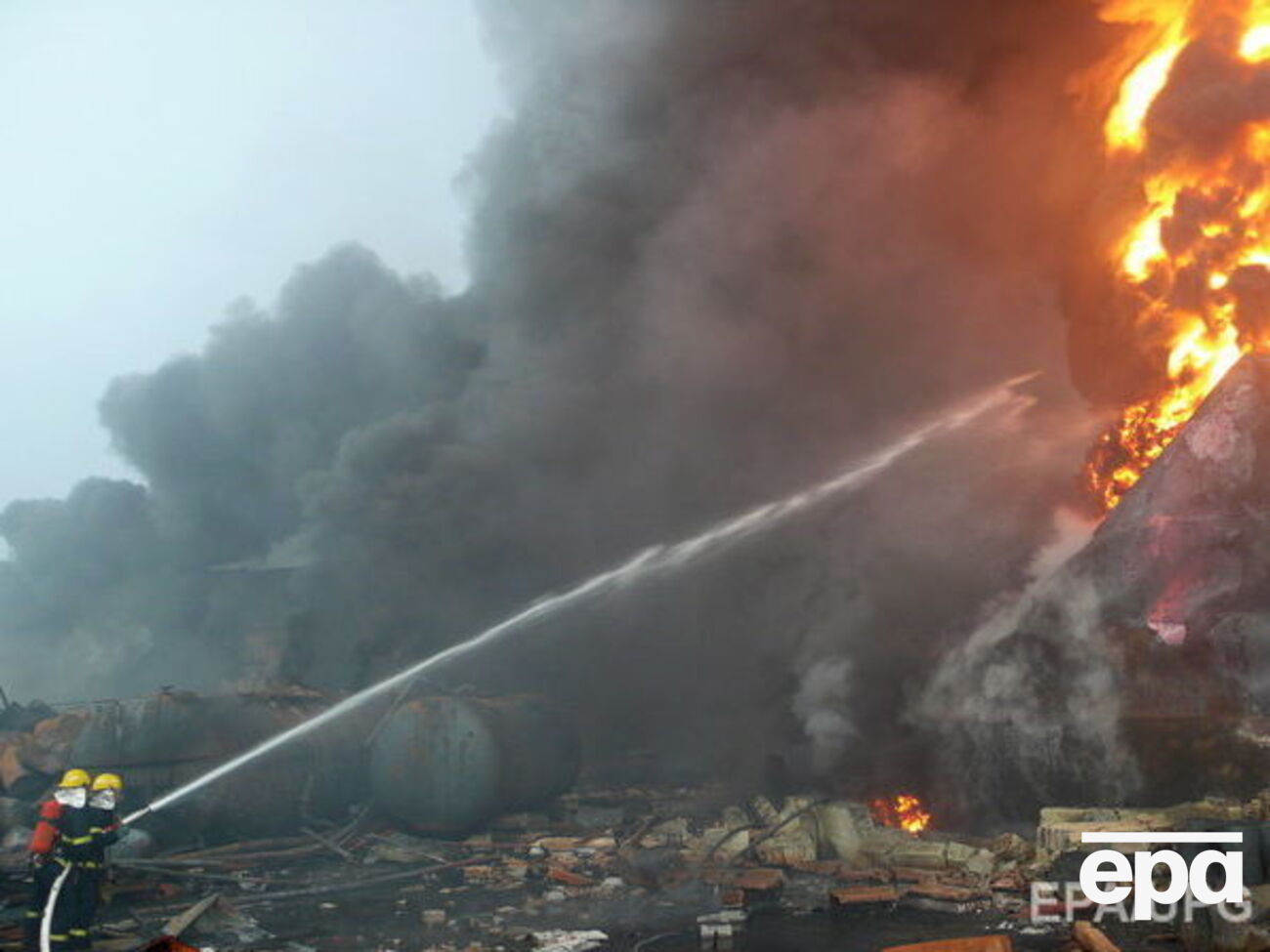 На китайском химзаводе произошел взрыв