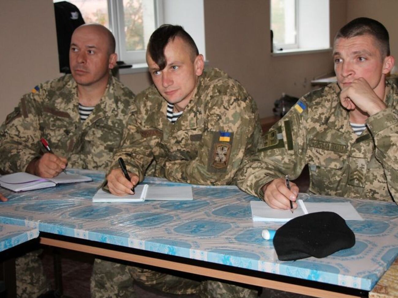 Украинские морпехи обучаются лидерству
