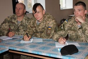 Украинские морпехи обучаются лидерству