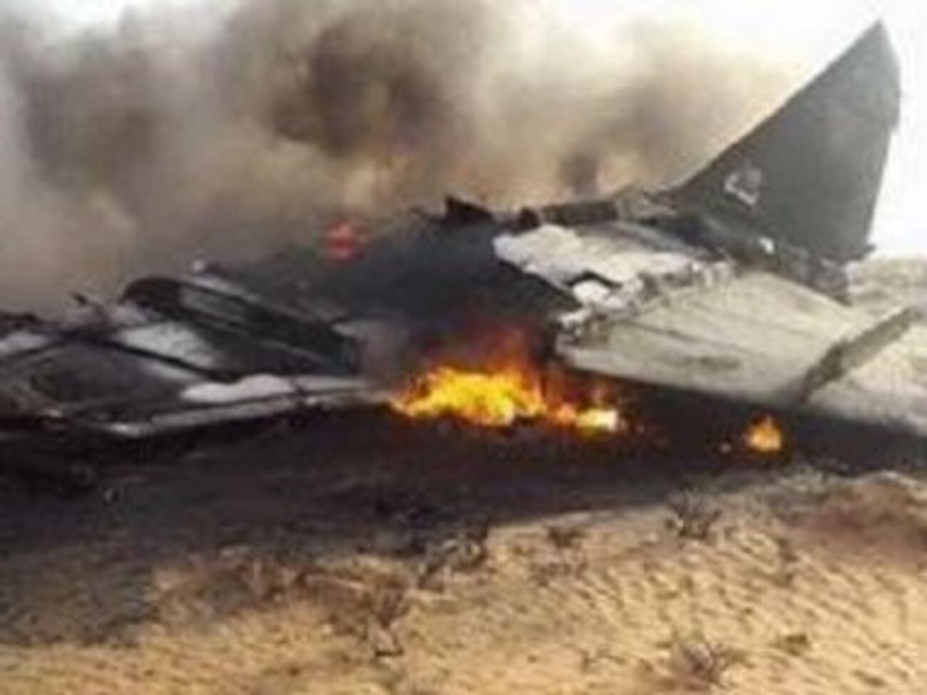 Недалеко от Дамаска упал сирийский самолет