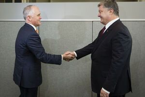 Тернбулл заявил Порошенко, что поддерживает суверенитет и территориальную целостность Украины