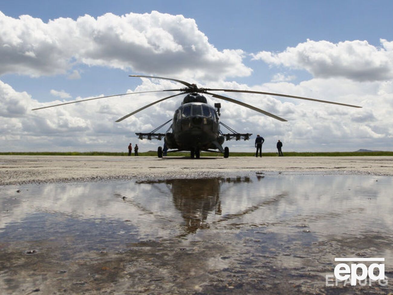 В Подмосковье разбился вертолет Ми-8