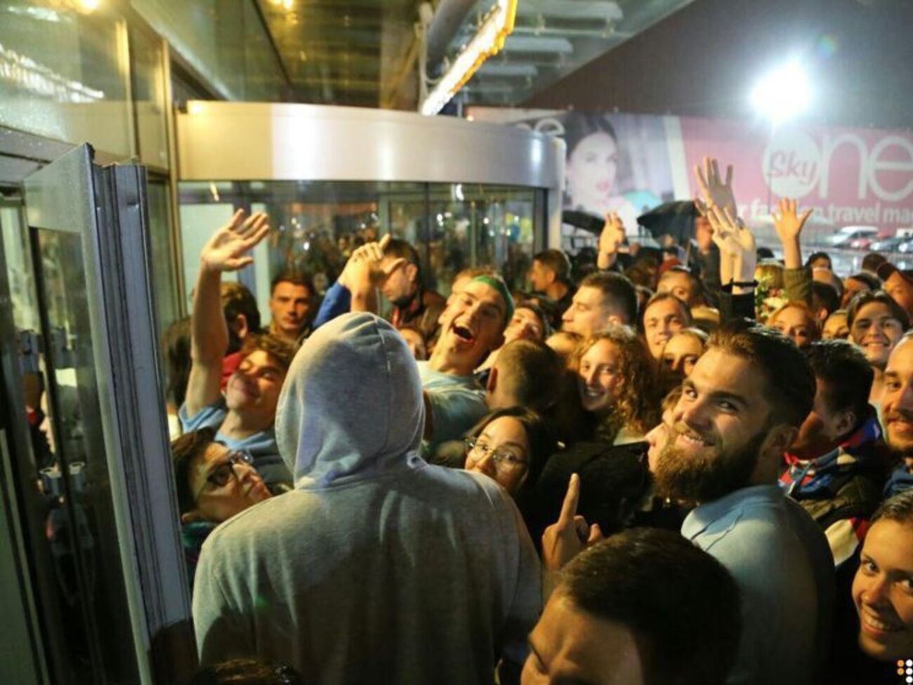 Граждане встречали в Борисполе спортсменов