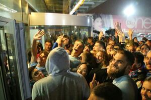 Граждане встречали в Борисполе спортсменов