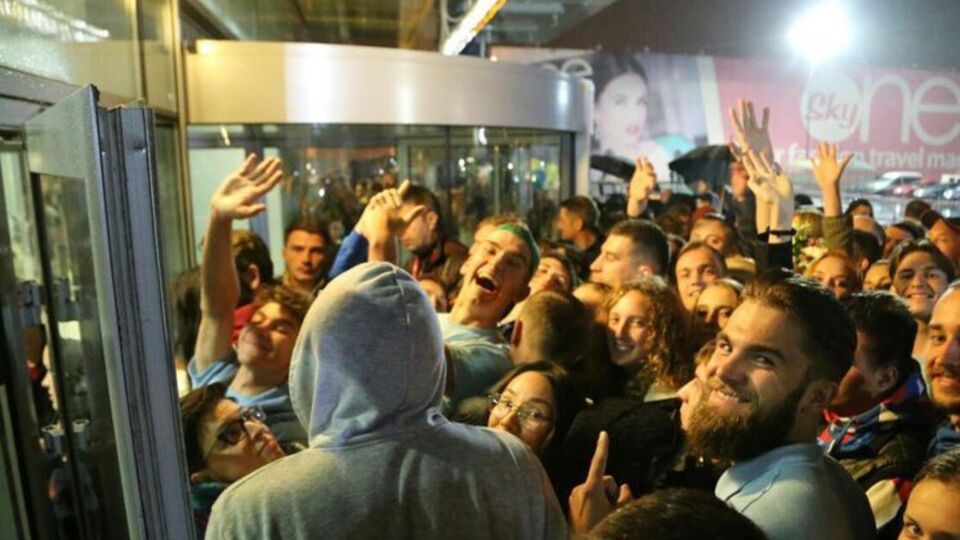 Граждане встречали в Борисполе спортсменов