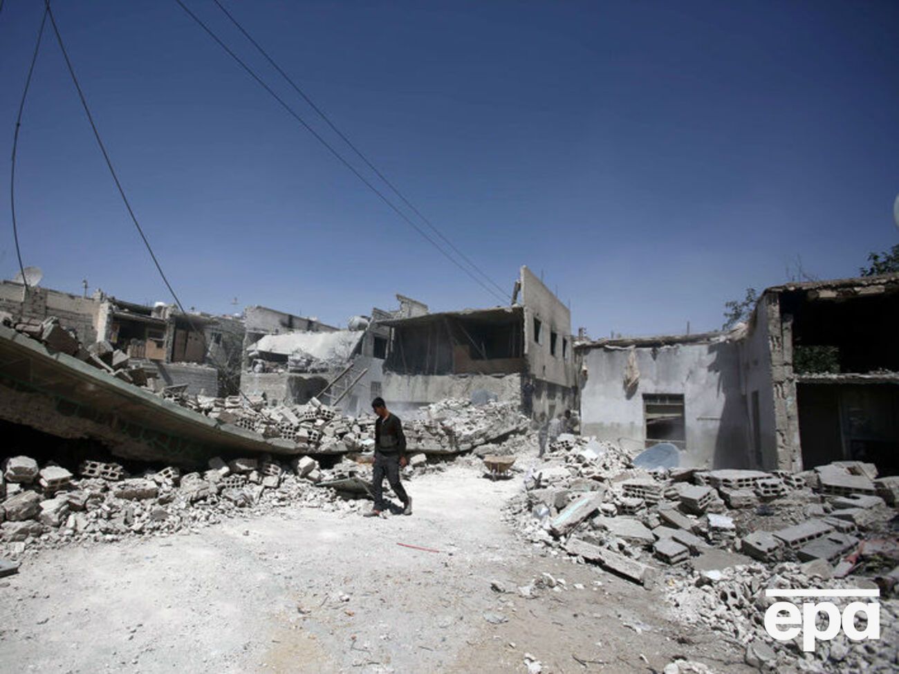 Ночью Алеппо подвергся бомбардировке