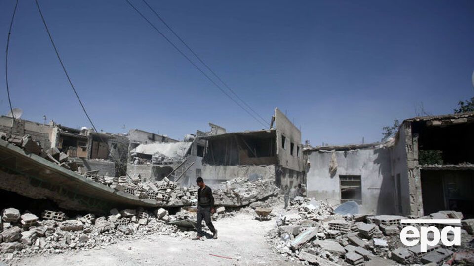 Ночью Алеппо подвергся бомбардировке