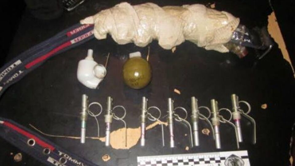 На "Вокзальной" полиция изъяла у военнослужащего шесть гранат