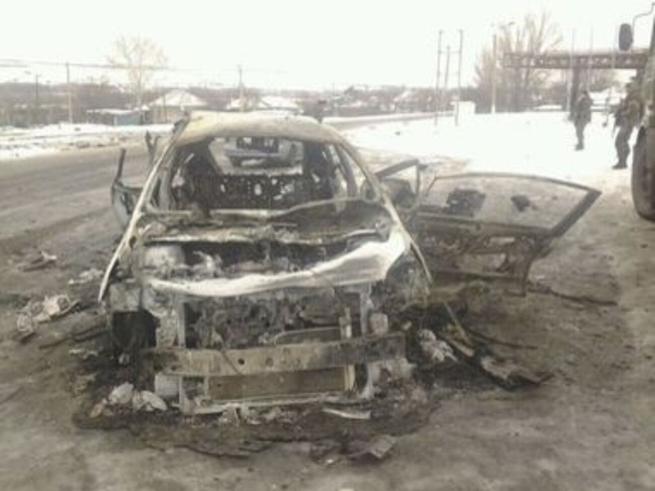 Место гибели одного из лидеров боевиков по прозвищу Бэтмен, убитого еще в 2015 году