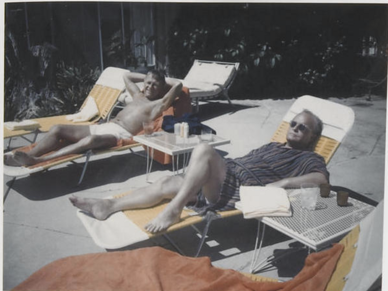 Трумен Капоте на отдыхе в доме Карсонов, 1979 год