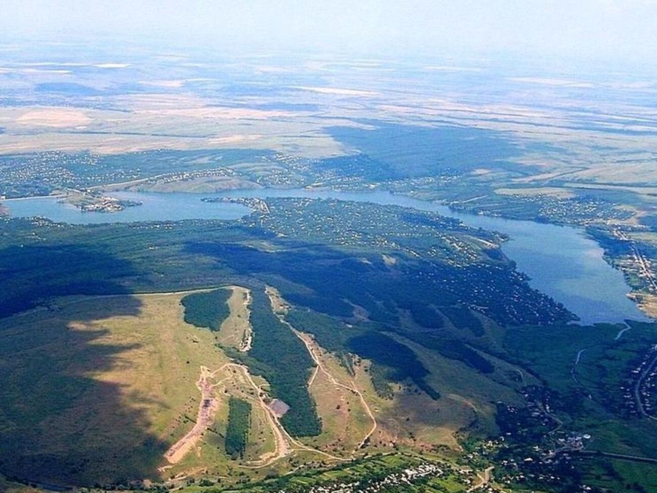 Глубина Исаковского водохранилища в некоторых местах достигает 20 метров