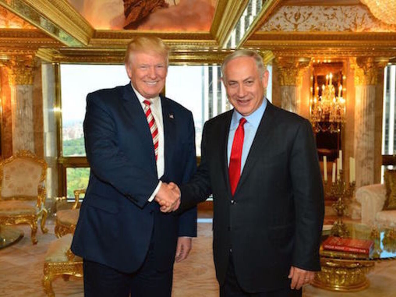 Трамп встретился с Нетаньяху