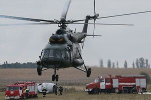 В Борисполе прошли масштабные учения спасателей. Фоторепортаж