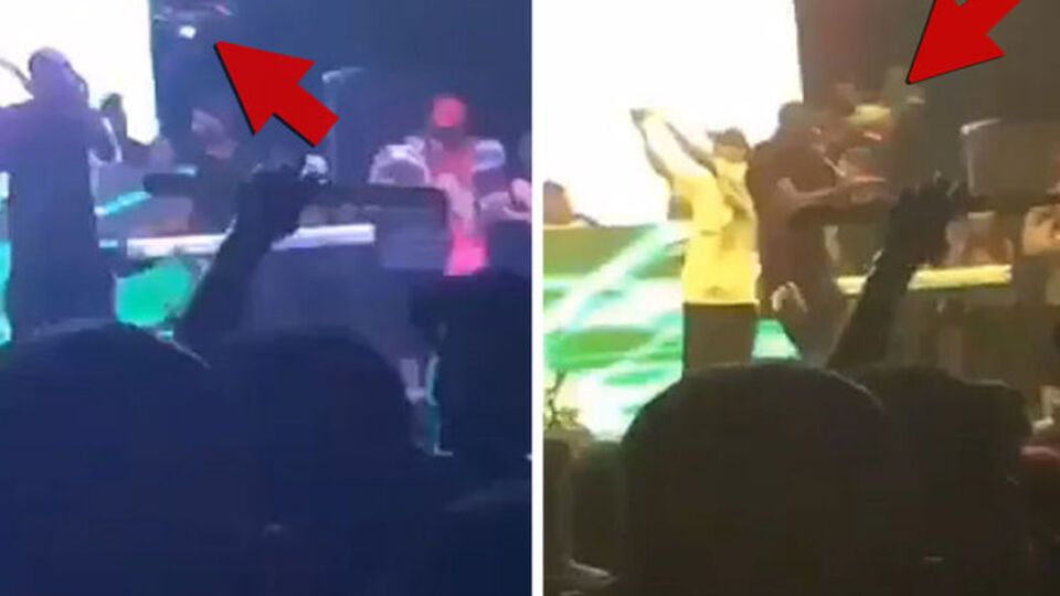 Музыканты продолжили выступление, невзирая на инцидент