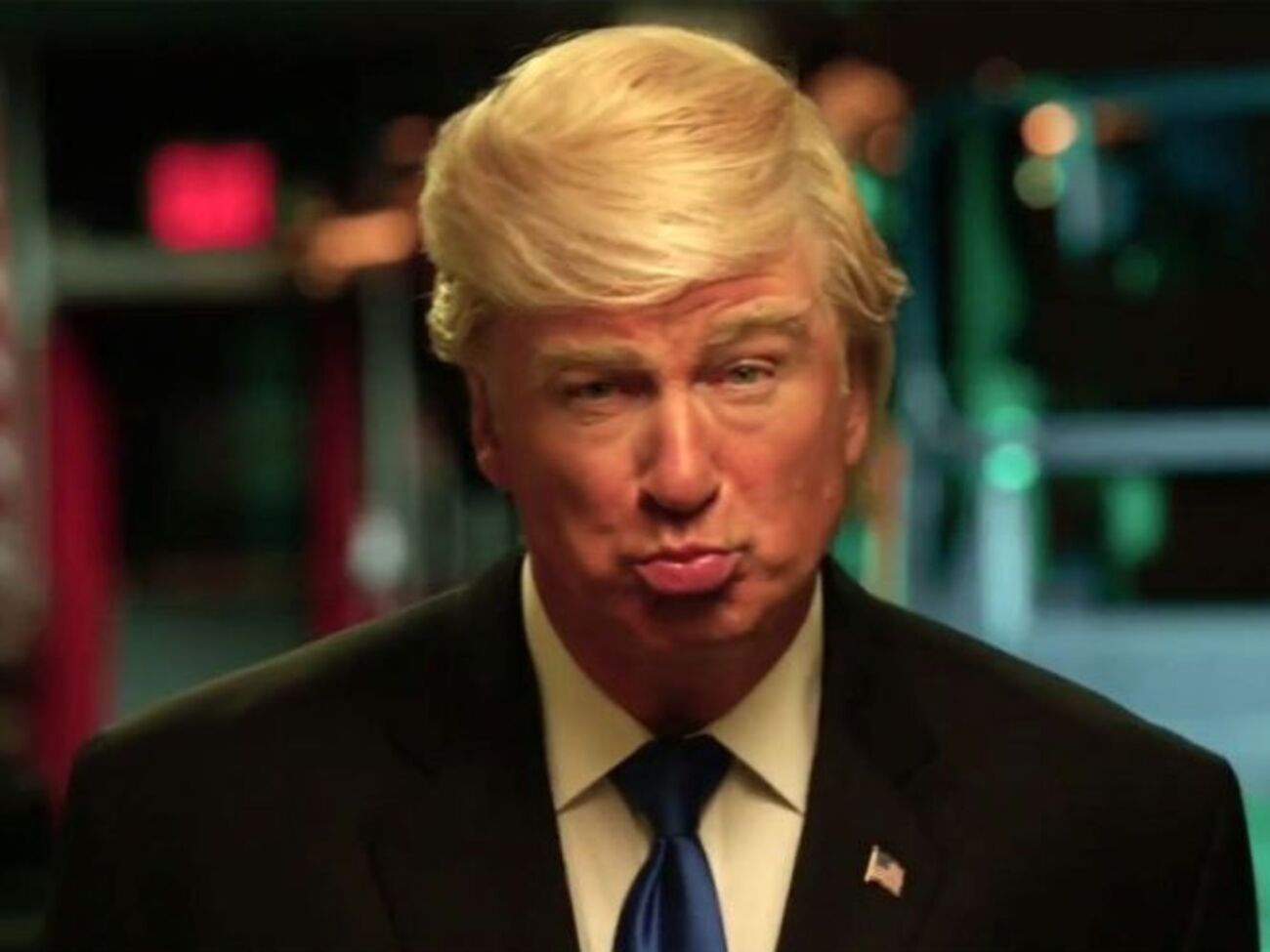 Болдуин повторил мимику Трампа