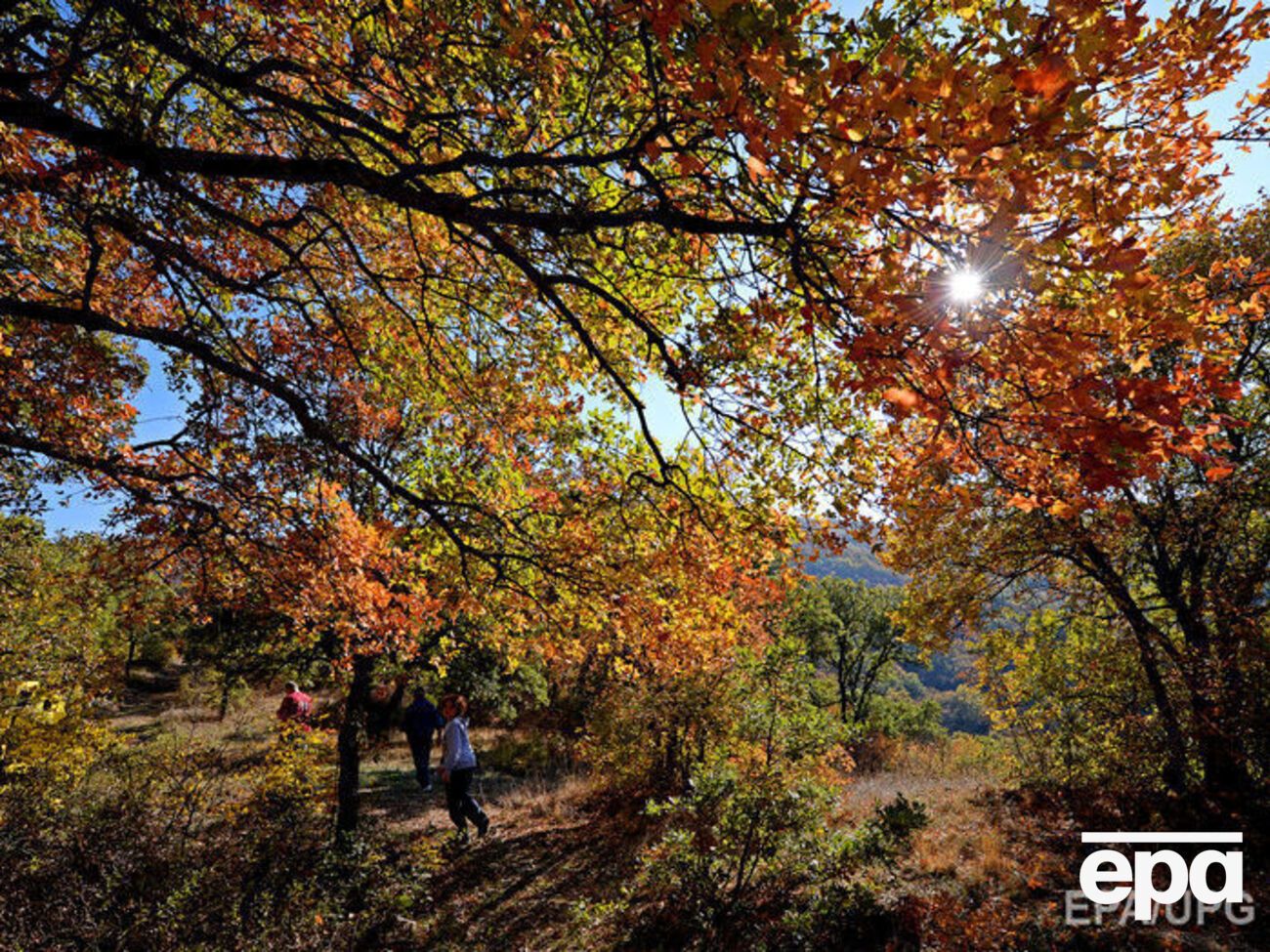 В осеннюю Украину вернулась теплая погода