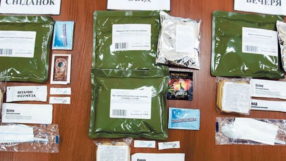 Новый паек будет выдаваться в специальных реторт-пакетах