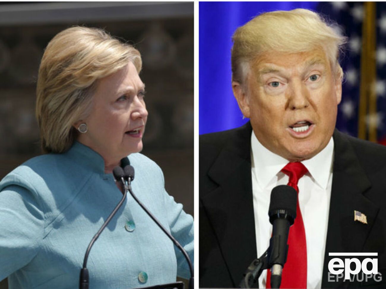 За Трампа готовы проголосовать 40% респондентов, за Клинтон&nbsp;&ndash; 39%