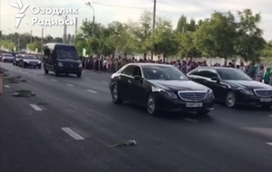 Кортеж направился в аэропорт Ташкента