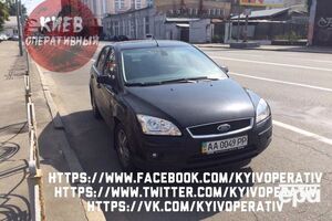 По данным сообщества "Киев оперативный", автомобилем Ford управлял сотрудник прокуратуры