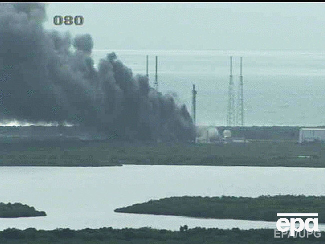 Ракета со спутником взорвалась