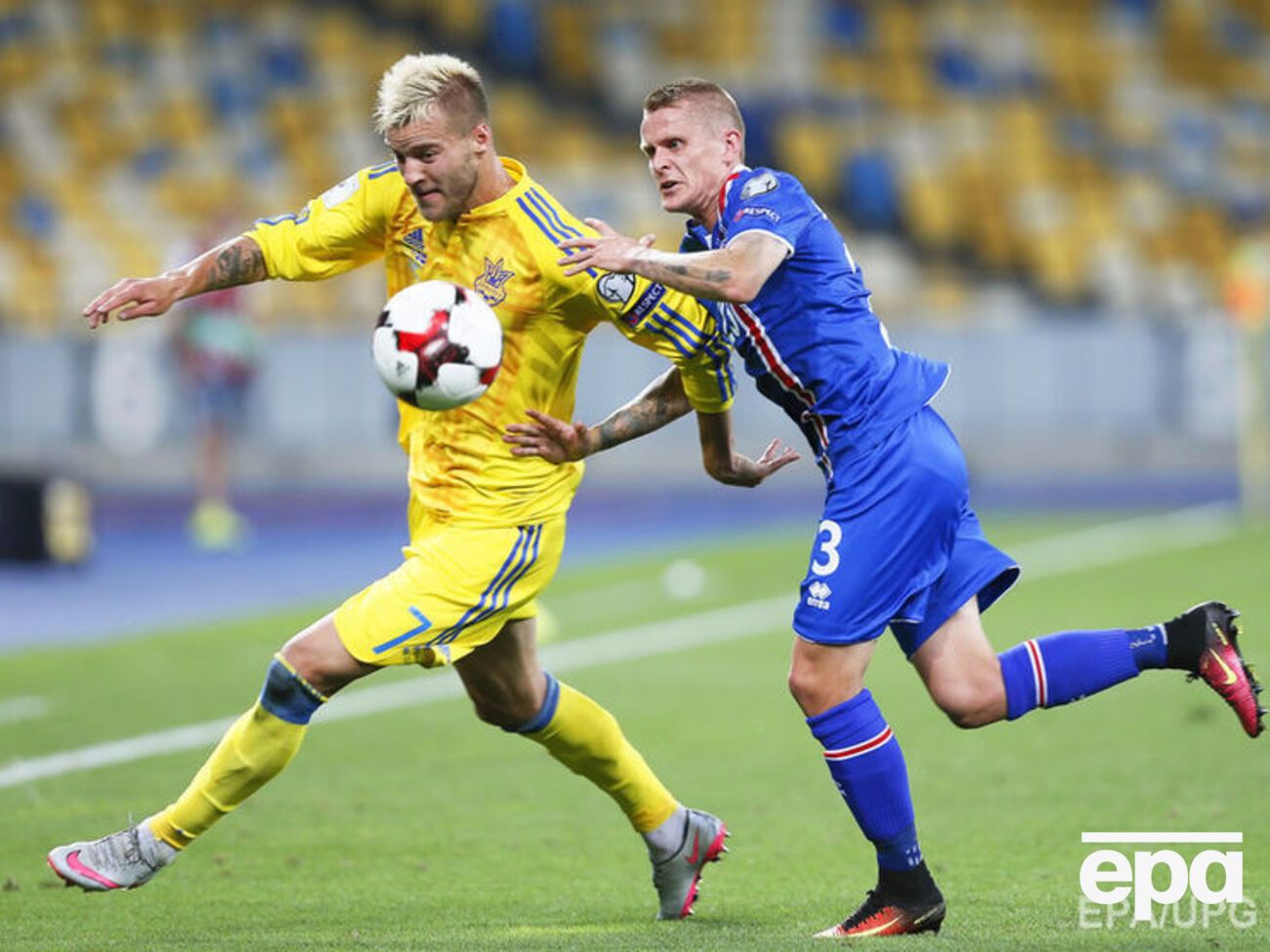 Андрей Ярмоленко в конце второго тайма сравнял счет в матче