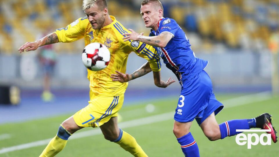 Андрей Ярмоленко в конце второго тайма сравнял счет в матче