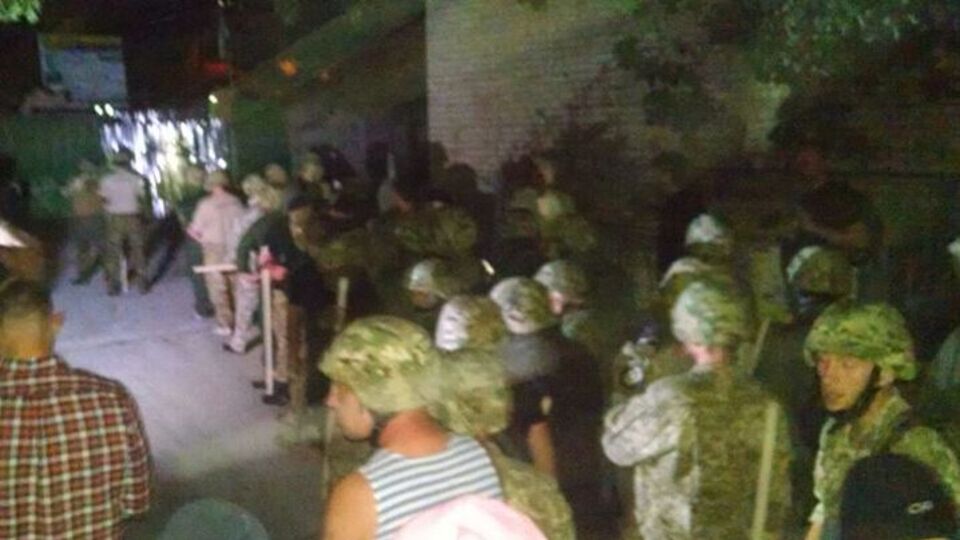 В Святошинском районе Киева произошли столкновения из-за строительства