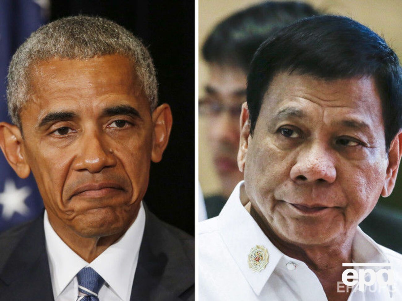 Обама около двух минут говорил с Дутерте