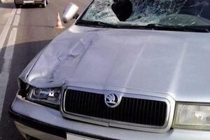 Местный житель утверждает, что за рулем автомобиля был российский военный