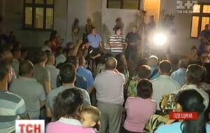 Накануне в селе провели митинг