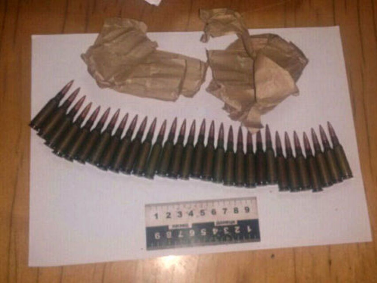 Патроны парень прятал среди личных вещей