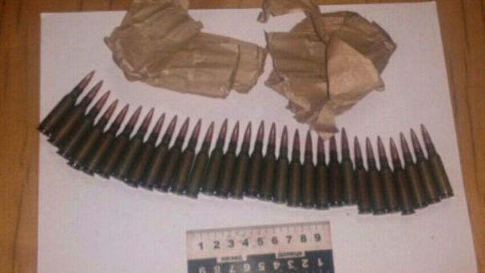 Патроны парень прятал среди личных вещей