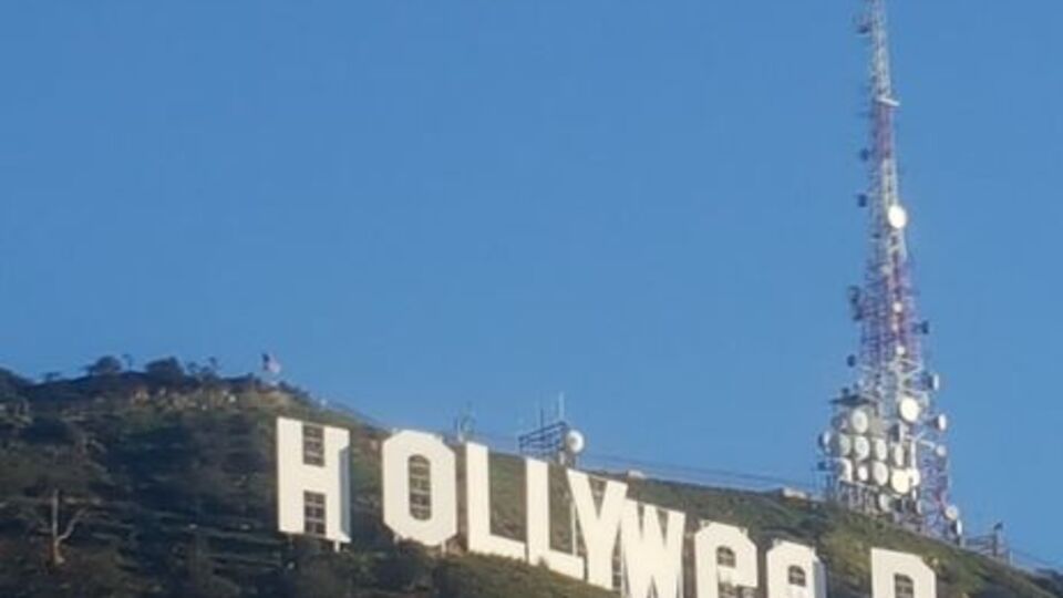 Надпись Hollywood на калифорнийских холмах изменили на Hollyweed 1 января
