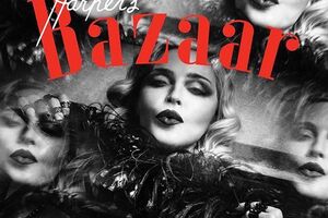 Мадонна приняла участие в съемке в стиле ретро