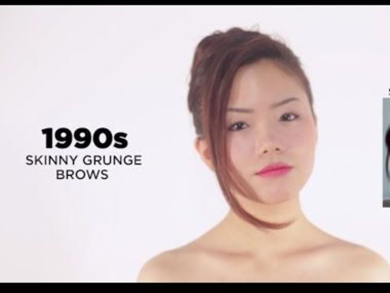 Женские брови "менялись" в зависимости от тенденций моды