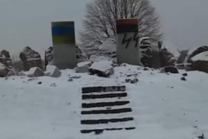 Памятник повредили неизвестные в ночь с 9 на 10 января