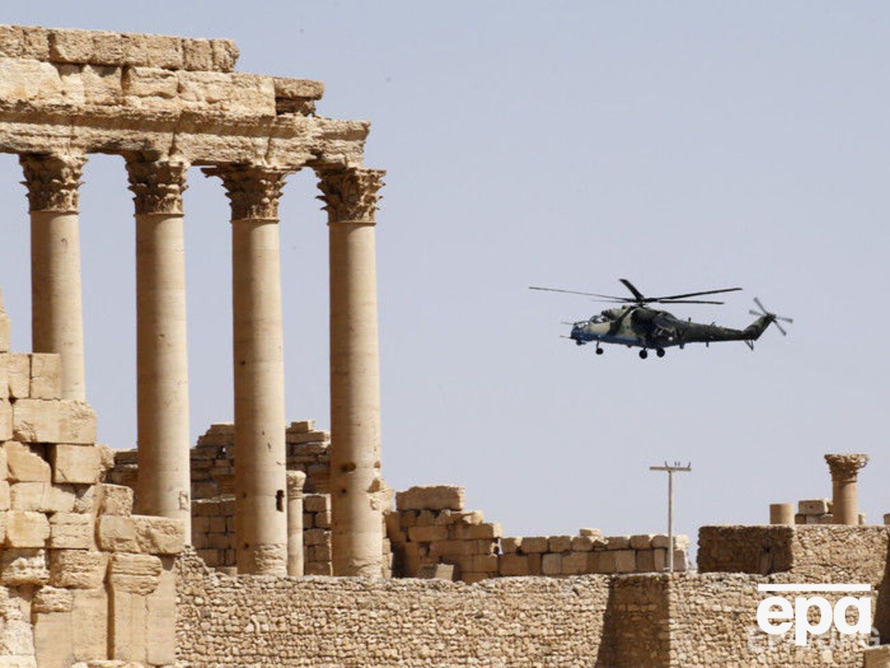 В 2016 году Пальмира на некоторое время перешла под контроль сирийско-российских войск