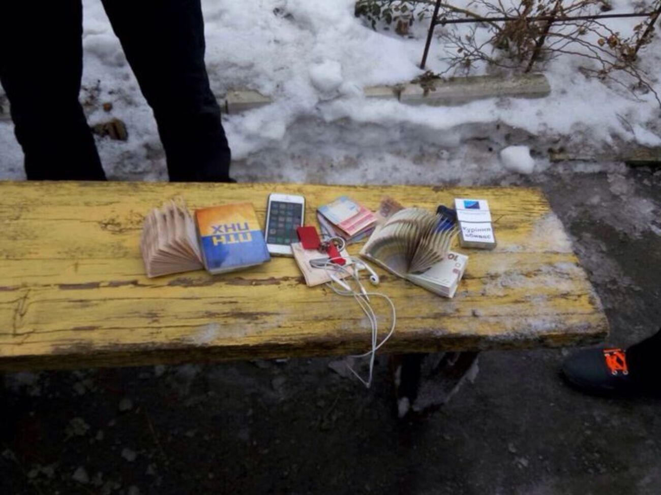 У задержанного изъята крупная сумма денег