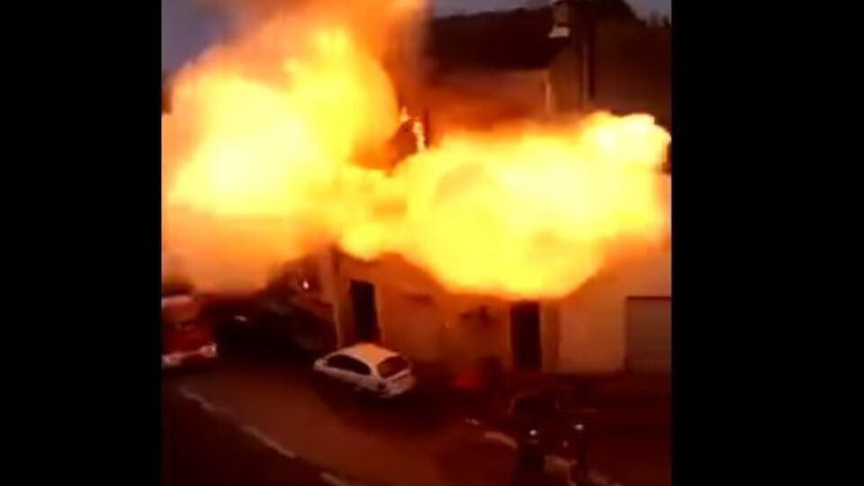 Взрыв в трехэтажном здании в Марселе