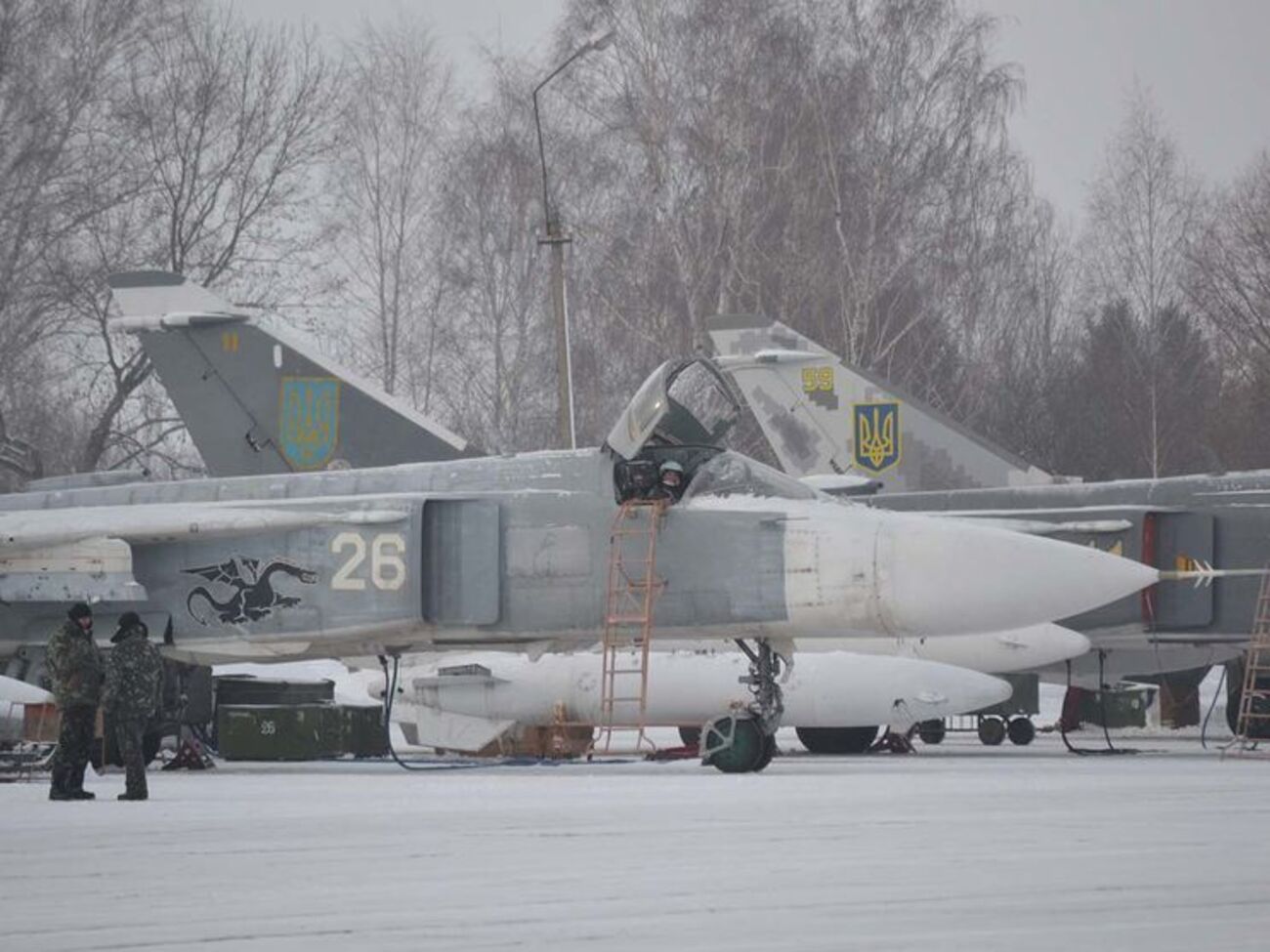 В Хмельницкой области прошли учения бомбардировочной авиации. Фоторепортаж