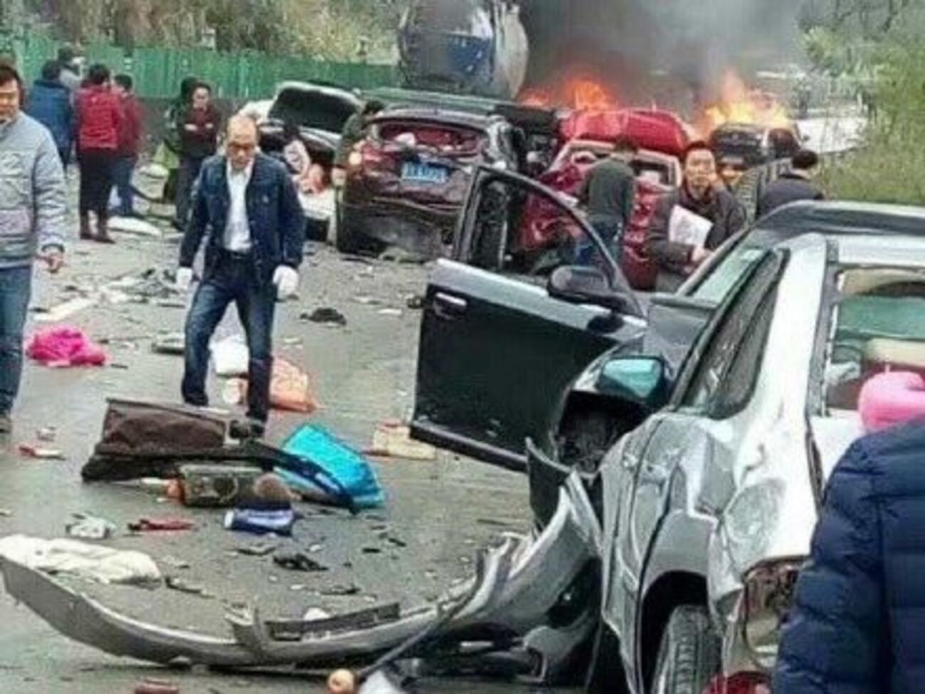 Авария произолшла в субботу утром