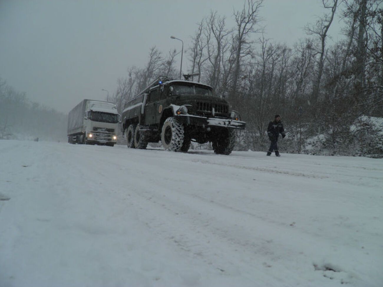 На дорогах ожидается гололед