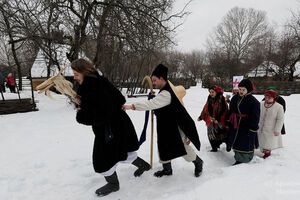 Казаки и казачки отмечают Старый новый год