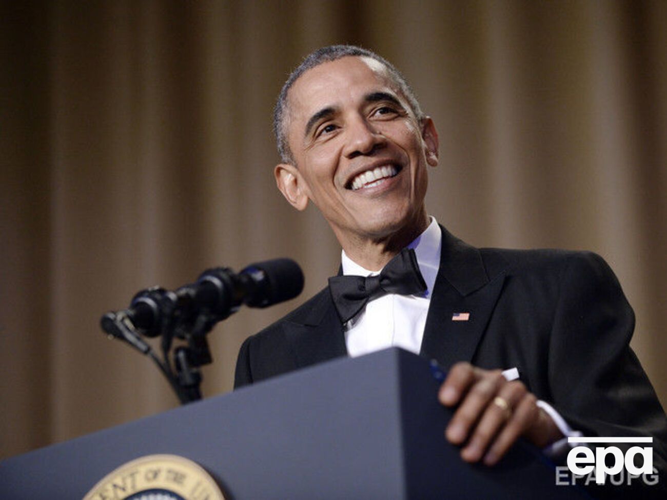 Обама общается с журналистами