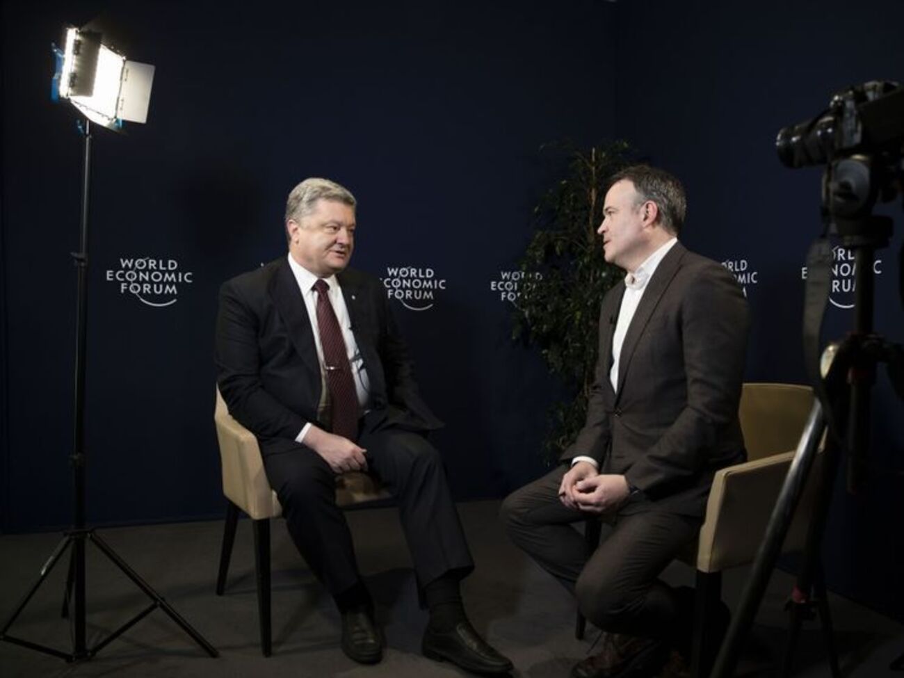 Президент дал интервью изданию The Wall Street Journal в Давосе&nbsp;