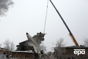 Турецкий грузовой самолет упал на дачный поселок под Бишкеком 16 января