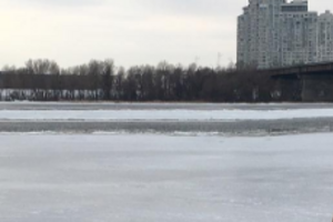 Козловский позировал на льду