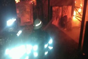 Пожар произошел в субботу ночью
