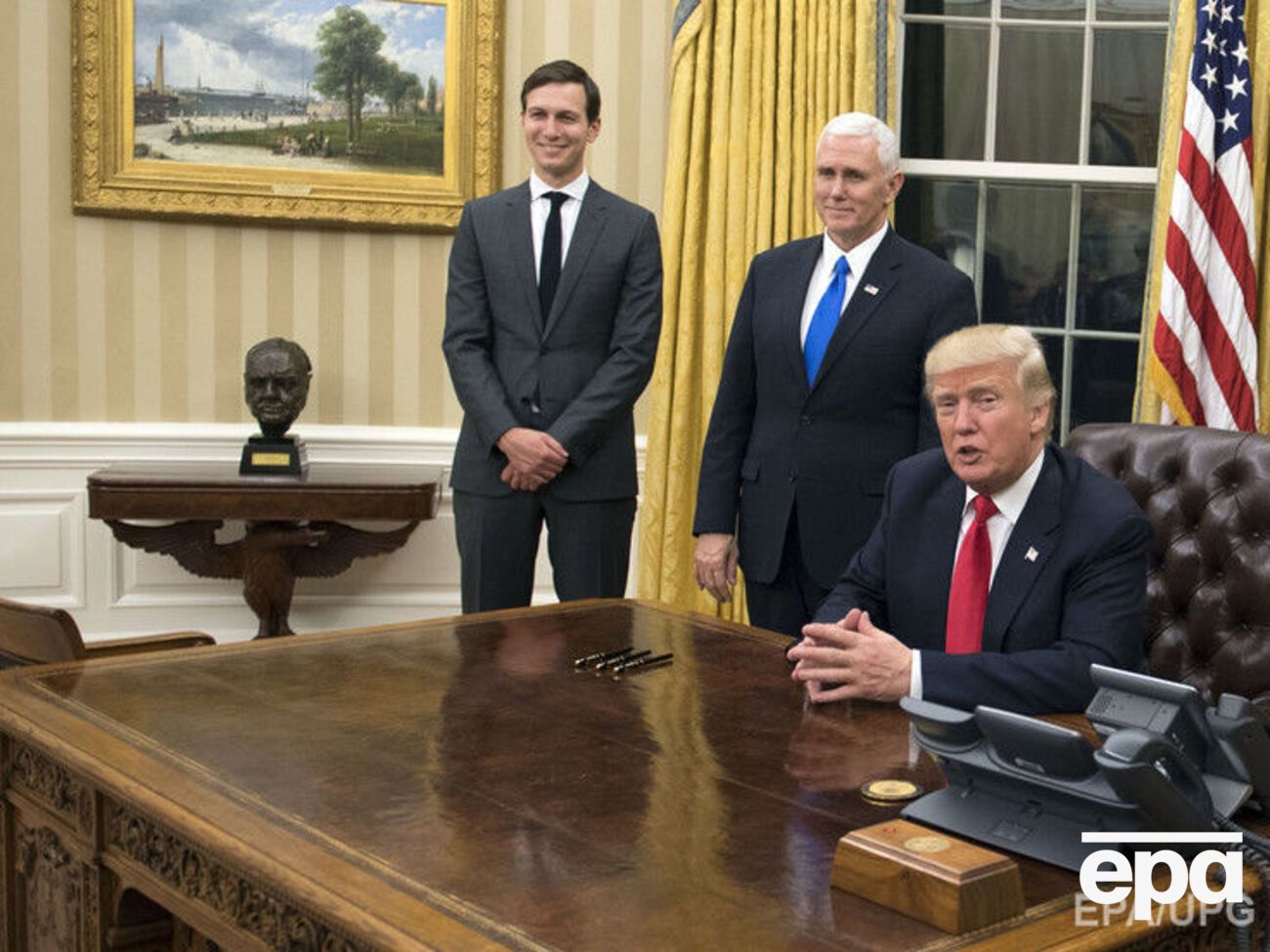 Трамп пообщался с журналистам в Белом доме после инаугурации